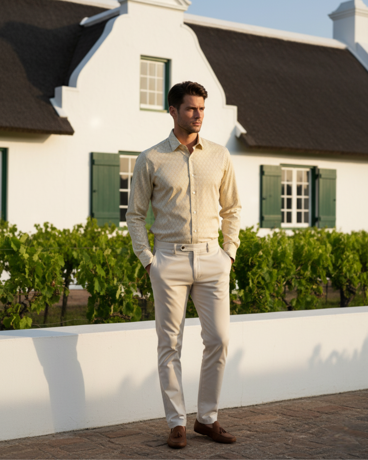 Golden Legacy - Premium 100% Cotton Poplin Shirt