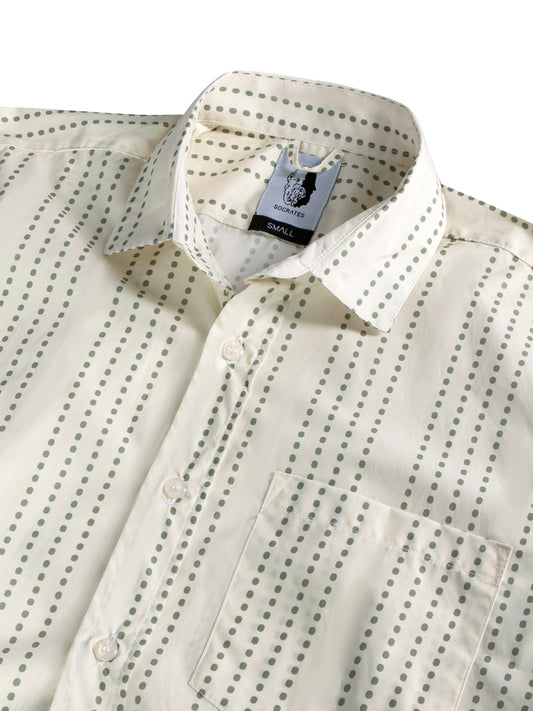 Ivory Rhythm - Premium 100% Cotton Poplin Shirt
