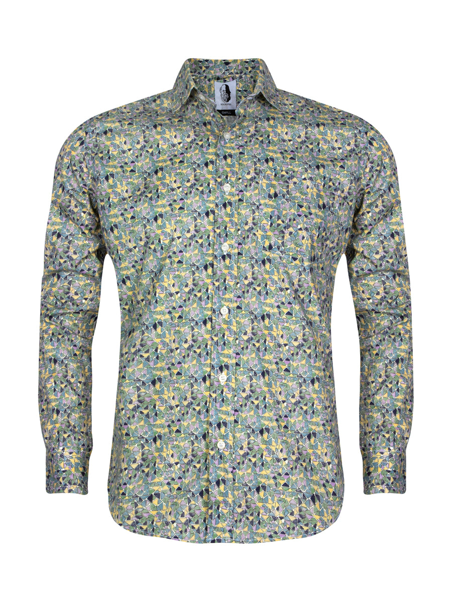 Blue Mirage - Premium 100% Cotton Poplin Shirt