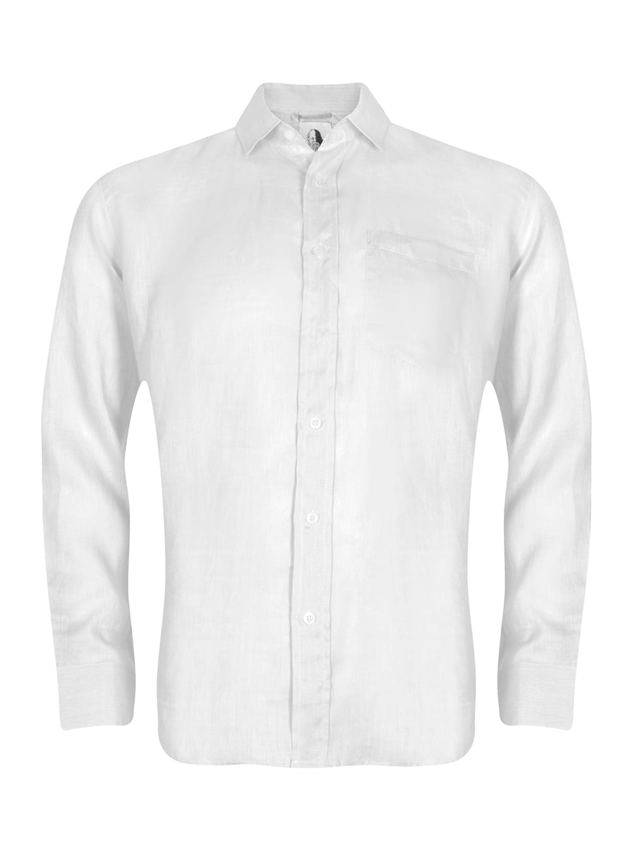 Linen White - Premium 100% Linen Shirt