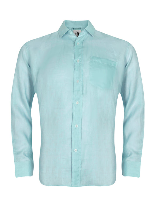 Linen Mint - Premium 100% Linen Shirt