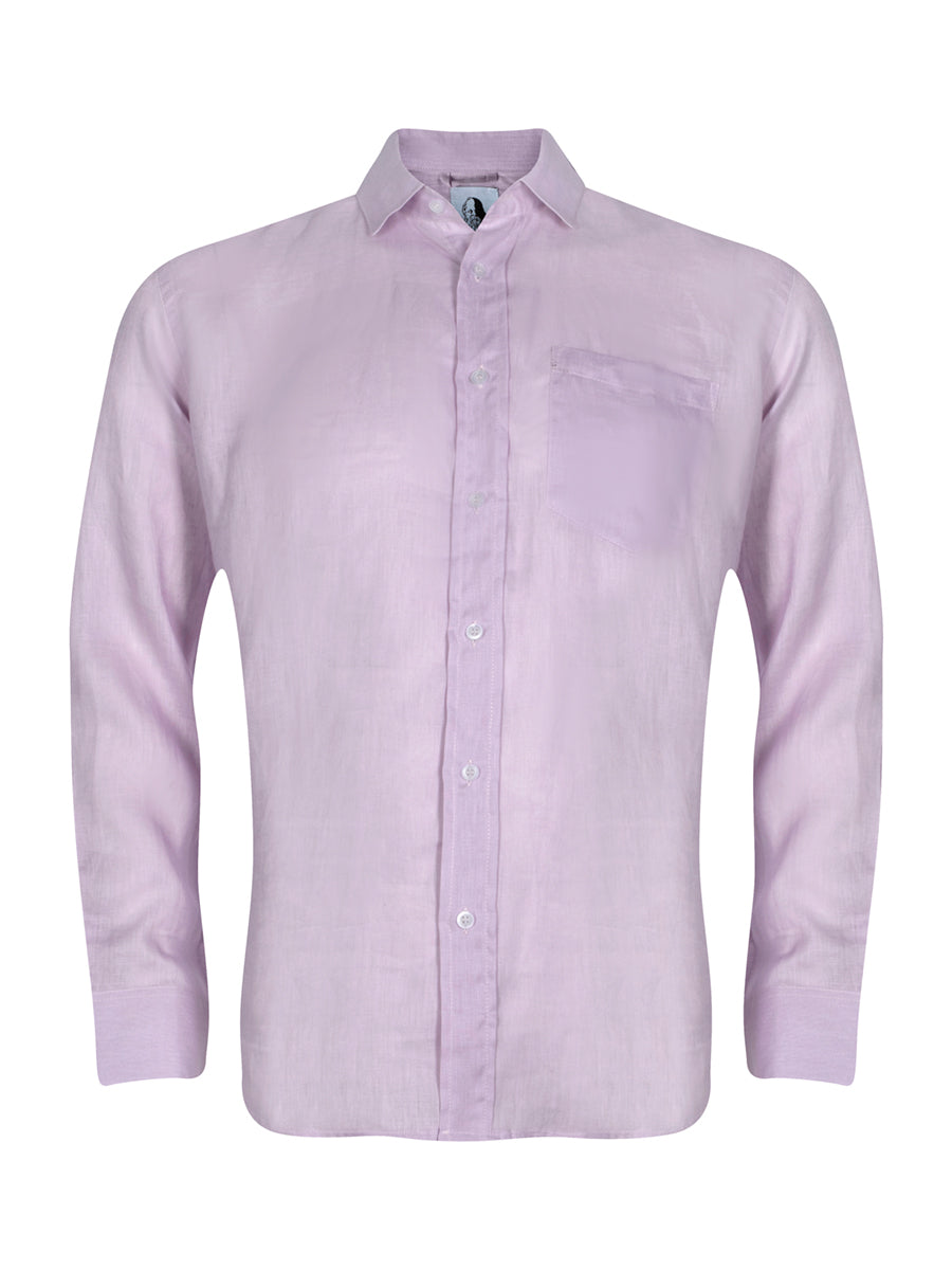 Linen Lilac - Premium 100% Linen Shirt
