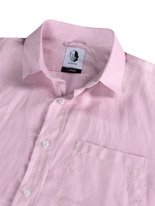 Linen Blush - Premium 100% Linen Shirt
