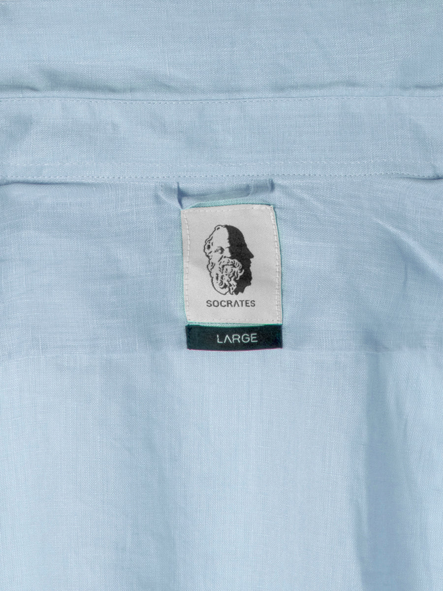 Linen Light Blue - Premium 100% Linen Shirt