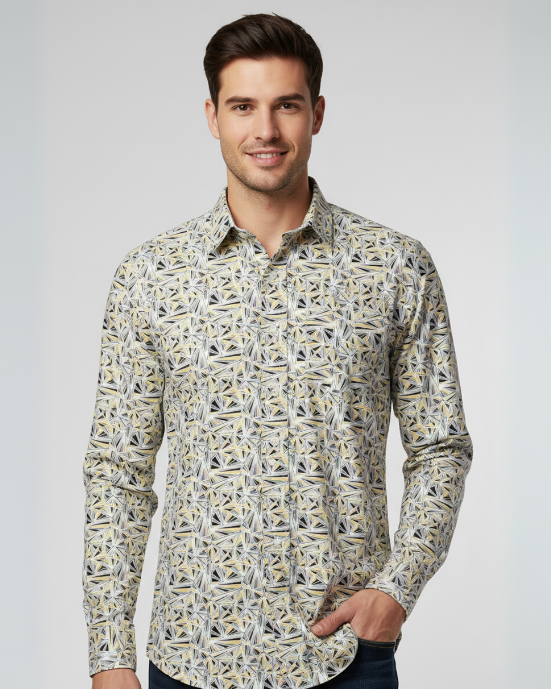 Golden Apex - Premium 100% Cotton Poplin Shirt