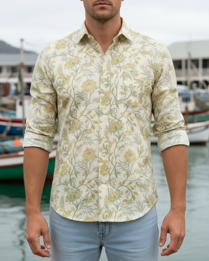 Eden Bloom - Premium 100% Cotton Poplin Shirt