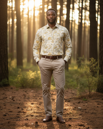 Eden Bloom - Premium 100% Cotton Poplin Shirt